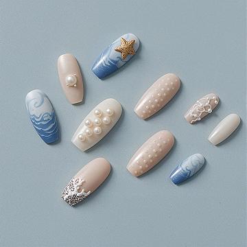 Enchanting Mermade Nails: 3D Ocean Wonders for Beachside Bliss