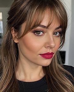 A Closer Look at the Polished Makeup and Hairstyle