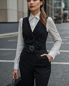 Styling a Tailored Waistcoat Over a Crisp Button Down
