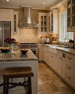 Warm Wood Accents and Classic Cabinetry for Cozy Kitchens