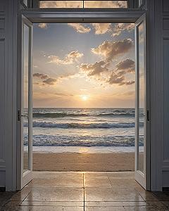 Creating Calm With Coastal Window Wallpapers