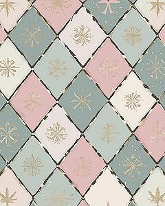Using Harlequin Patterns for Playful Pink Interiors