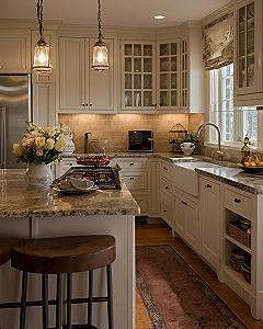 Maximizing Low Ceilings With Open Loft Kitchens