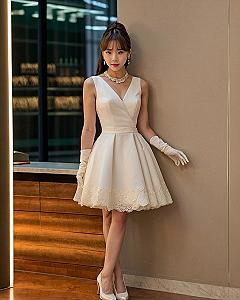 Styling a Vintage Inspired A Line Dress for Spring Celebrations
