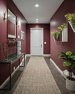Deep Plum And Purple Tones For Bedroom Accent Walls