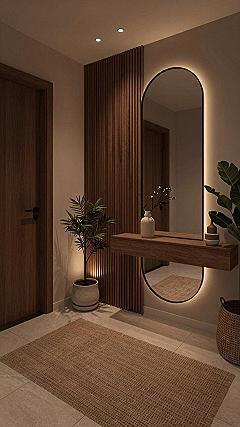 Creating Functional Zones With Fluted Wood Wall Panels