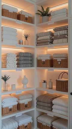 Natural Basket Storage for Earthy Living Rooms