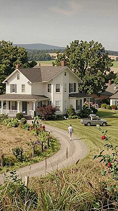 Blending Traditional Farmhouse Architecture With Wild Gardens