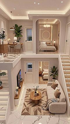 Designing Split Level Layouts with Indoor Greenery
