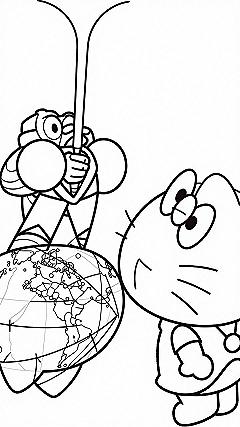 Exploring Dark Fantasy Line Art With Cartoon Characters