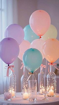 Adding Festive Balloons to Present Displays