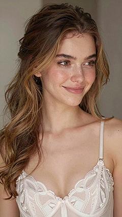 Loose Twisted Half Up Styling for Long Hair
