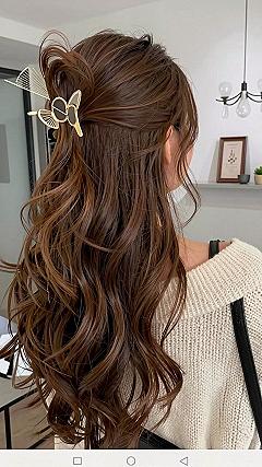 Styling a Half Up Half Down Prom Hairstyle
