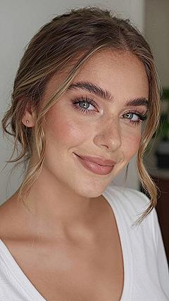 Loose Updos With Soft Face Framing Strands