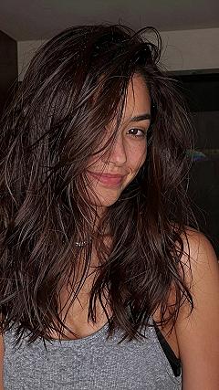 Why Chocolate Burgundy Hair Works on Messy Waves
