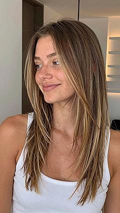 Boosting Volume with Subtle Highlights on Cool Tone Brown Hair