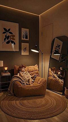 Adding Contrast with Warm Earth Tones