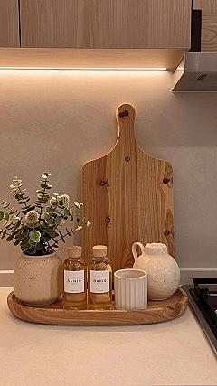 Using Wooden Boards to Anchor Your Coffee Table Centerpiece