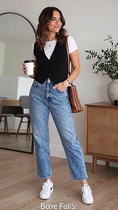 Pairing a Tailored Vest with Casual Denim