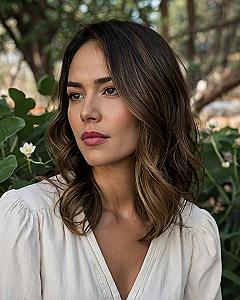 Warm Taupe and Honey Tones Highlighted