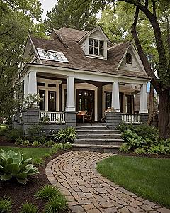 Earth Tones: Deep Charcoal, Warm Brown, and Crisp White
