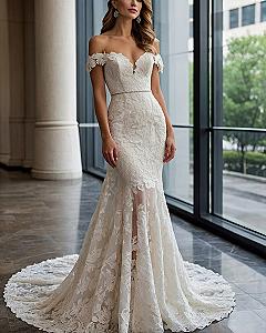 Caring For Lace Mermaid Gowns On Your Wedding Day