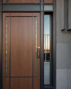 Maintaining Glass Inset Modern Wood Entry Doors