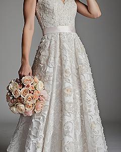 Caring for Textured Floral Applique Summer Gowns