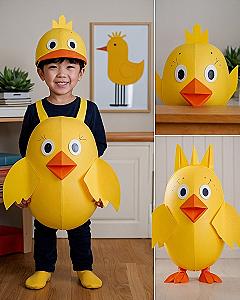 Making A Cute Little Yellow Duck Book Character Costume