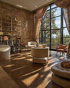 Managing Sunlight and Drapes in Double-Height Living Spaces