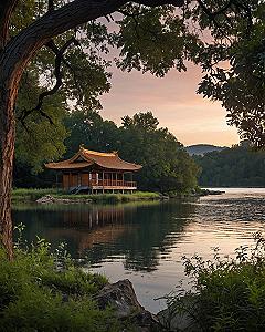 Building a Peaceful Lakeside Pavilion for Outdoor Living
