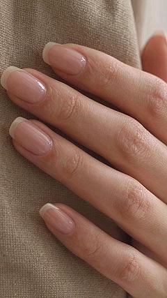 Maintaining Natural Nude Bases on Short French Manicures