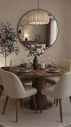 Maximizing Room Brightness With Circular Wall Mirrors