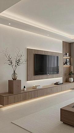 Integrating Wood Media Consoles into Organic Living Spaces