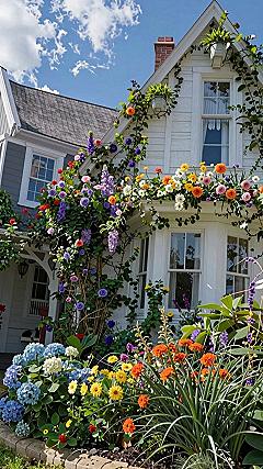 Maintaining Climbing Vines on Old House Siting