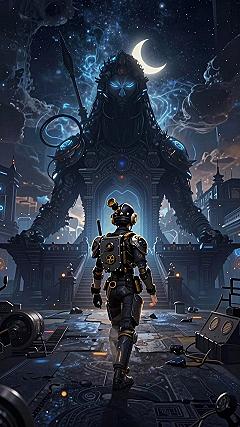 Setting Up Dark Sci-Fi Green Wallpapers on Mobile