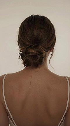 Pinning and Securing a Sleek Low Chignon for the Big Day