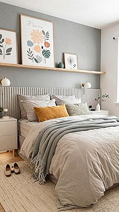 Styling Bedroom Floating Ledges and Display Shelves