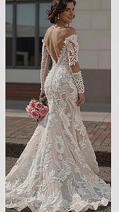 Caring for Long Sleeve Lace Wedding Dresses with Low Backs