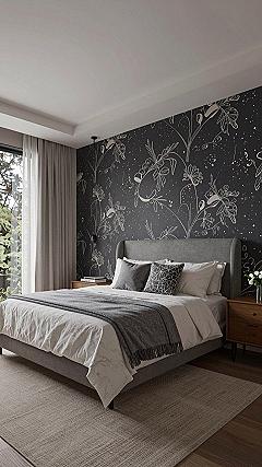 Using Bold Botanical Accent Walls for Sleep Spaces