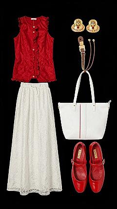 Keeping Your Spring Red Vest and Skirt Looking Brand New