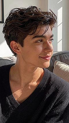Maintaining Your Wavy Pixie Haircut with a Middle Part
