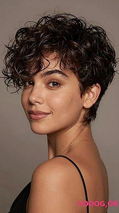 Maintaining Bouncy Curls and Shape in Short Pixie Haircuts