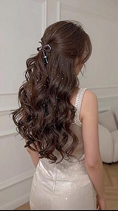 Securing Hair Claws for Long Formal Styles