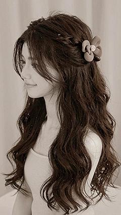 Keeping Your Half Up Hair Secure With A Decorative Clip