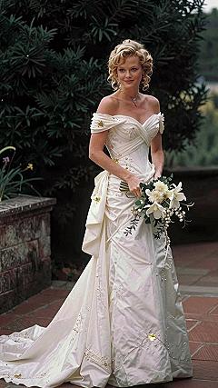 Caring for an Off Shoulder Mermaid Gown Open Back Design