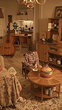 Styling a Wooden Coffee Table for Autumn Living Rooms