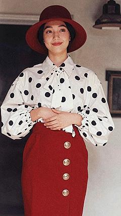 Caring For Vintage Polka Dot Blouses and Structured Hats