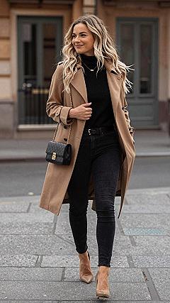 Maintaining Your Camel Trench Coat and Dark Denim