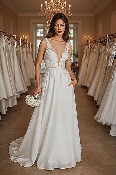 Timeless Embroidered Wedding Dresses for 2024: Romantic Elegance